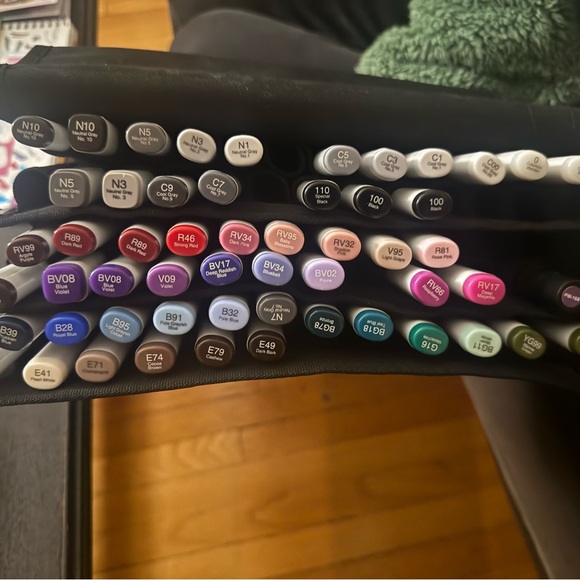 Copic Art Pens with Carrying Case - Picture 3 of 3